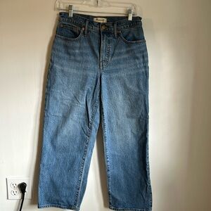 Madewell perfect vintage wide leg crop jean